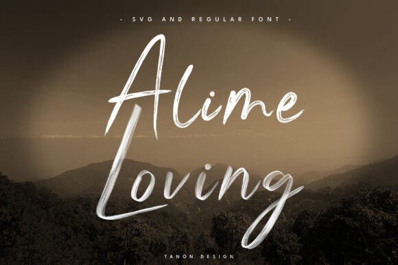 Alime Loving Font for Small Business Branding