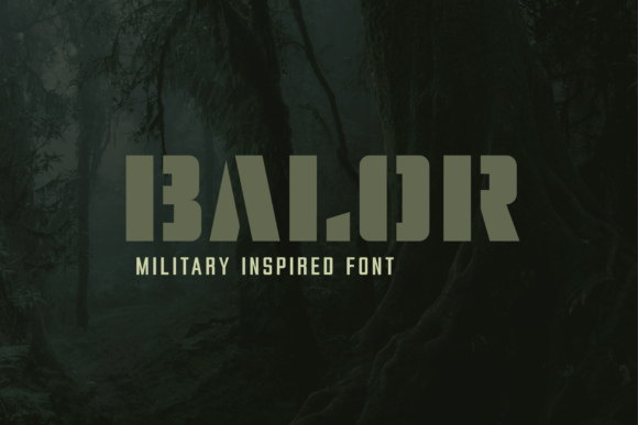 Balor: The Stencil Font for Bold Campaigns