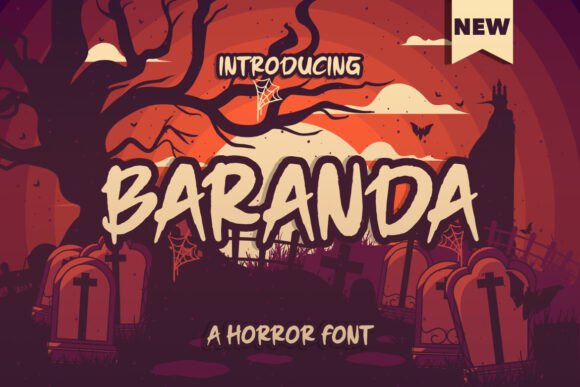 Baranda Font: A Horror Display Typeface for Makers