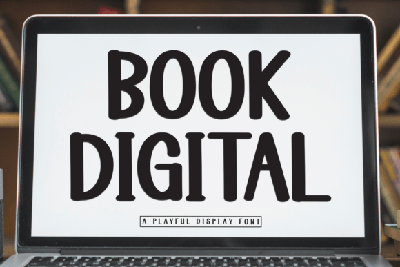 Book Digital: A Bold Handwritten Display Font for Brands