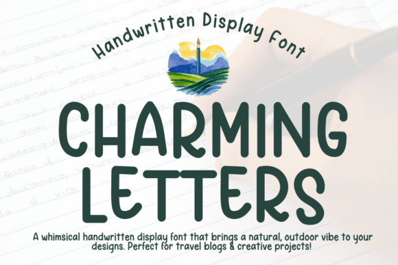 Charming Letters: A Handwritten Typeface for Editorial Design