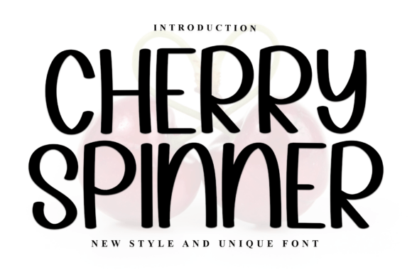 Cherry Spinner: The Bold Handwritten Display Font