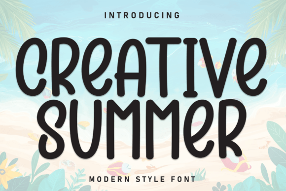 Creative Summer: A Playful Handwritten Display Font