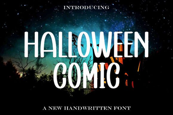 Halloween Comic Typeface for Festive Branding