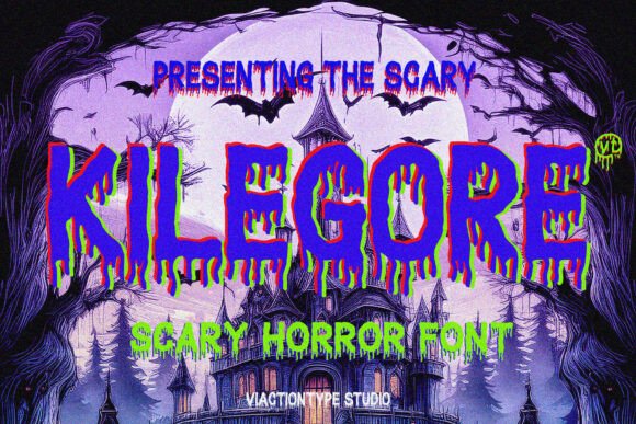 Kilegore: A Chilling Display Font for Horror