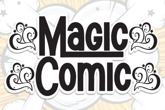 Magic Comic Typeface for Bold Editorial Design