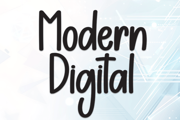Modern Digital Typeface for Bold Campaigns