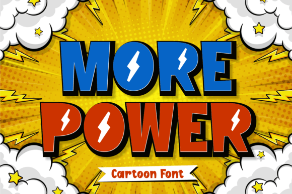 More Power: A Bold Display Font for Digital Impact