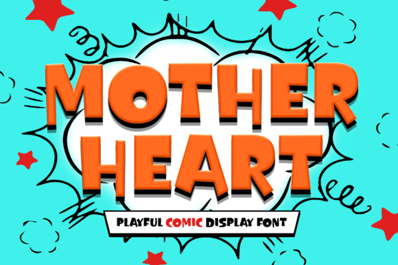 Mother Heart Font for Playful Branding