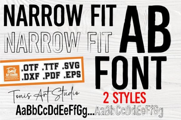 Narrow Fit Font for Modern Display Campaigns