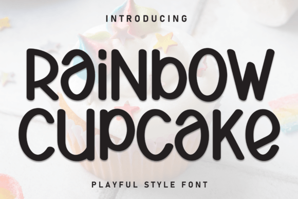 Rainbow Cupcake: The Ultimate Handwritten Display Font