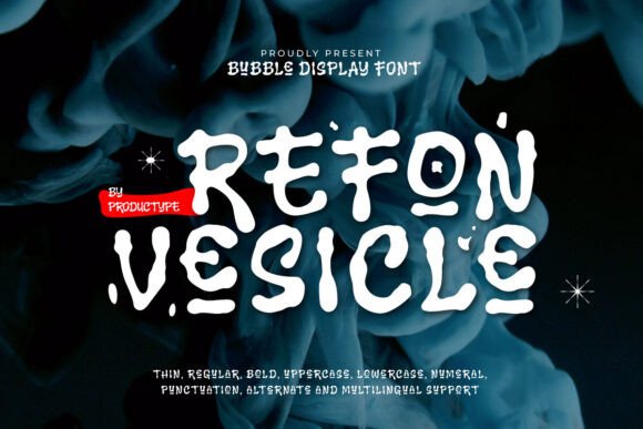 Refon Vesicle: A Bold Display Font for Urban Campaigns