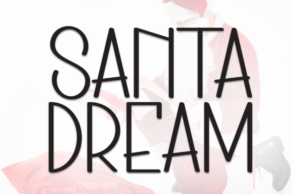 Santa Dream: A Festive Display Font for Holiday Branding