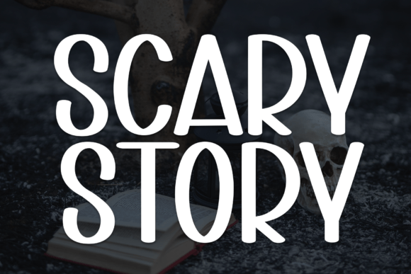 Scary Story Font for Spooky Crafts