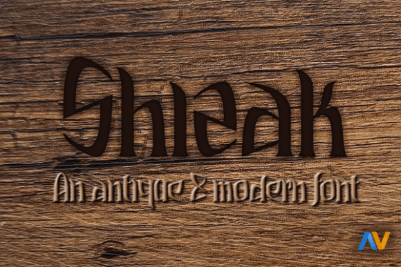 Shizak Font for Magical Handmade Designs