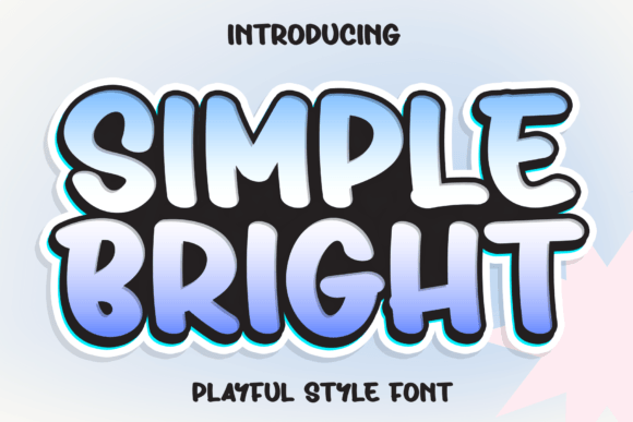 Simple Bright Typeface for Playful Web Design