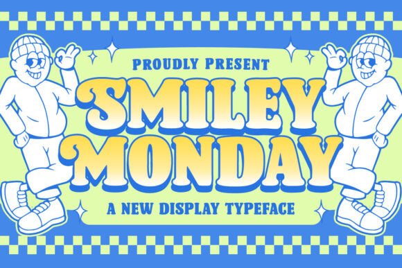 Smiley Monday: A Friendly Display Font for Branding