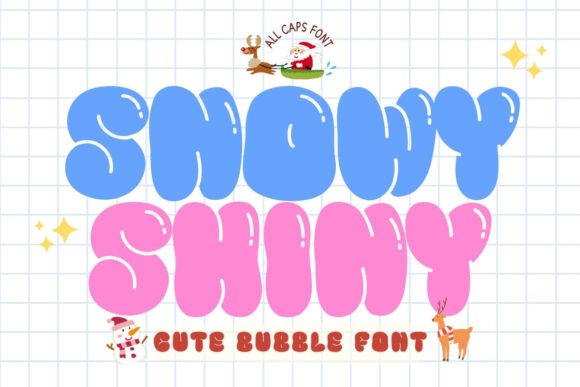 Snowy Shiny: A Festive Display Font for Crafters
