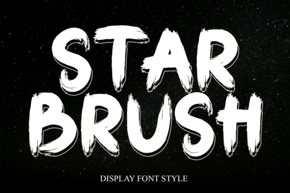 Star Brush: A Fresh Display Font for Brands