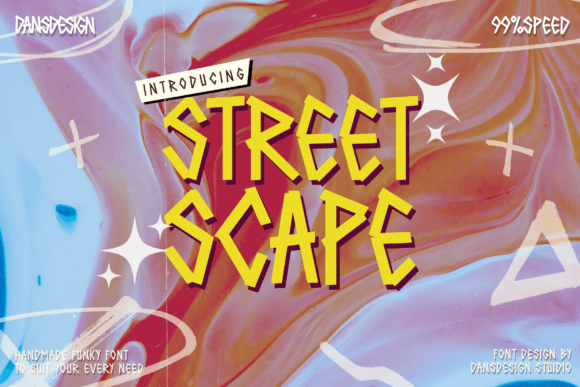 Street Scape: A Y2K Graffiti Typeface for Modern Editors