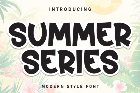 Summer Series: A Modern Display Font for Clear Campaigns