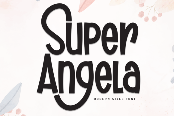 Super Angela Font for Bold Web Headlines