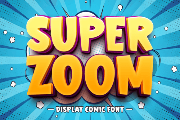 Super Zoom: A Bold Display Font for Modern Brands