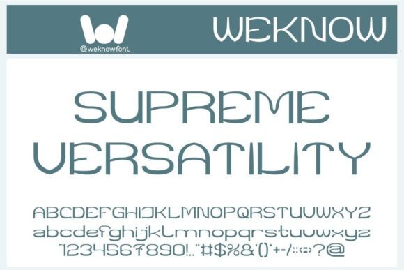 Supreme Versatility Font for Editorial Design