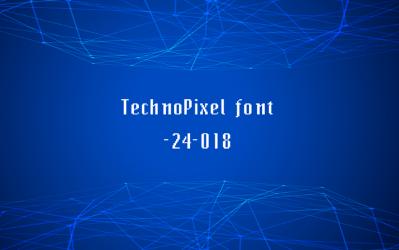 Techno Pixel: A Retro Typeface for Modern Brands