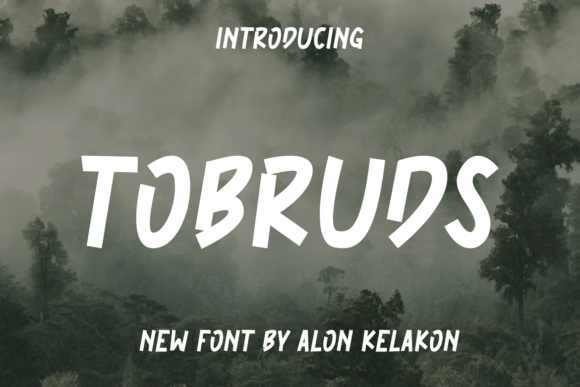 Tobruds Font: A Bold Display Typeface for Modern Brands