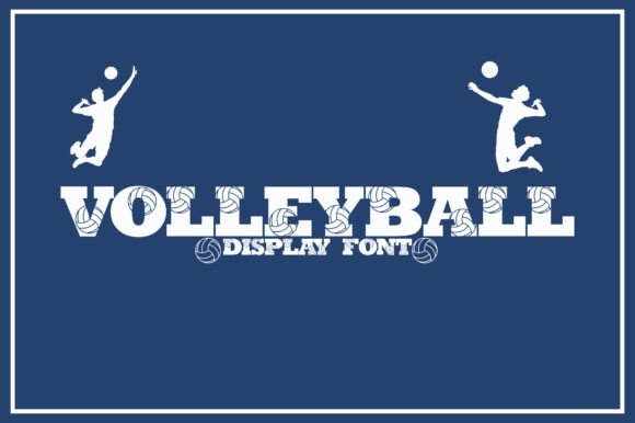 Volleyball Typeface for Editorial Design