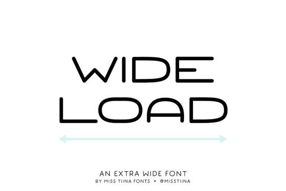 Wide Load: A Bold Display Font for Editorial Design