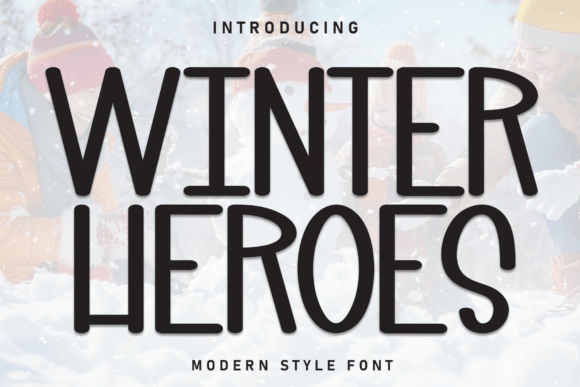 Winter Heroes: A Handcrafted Display Font Review